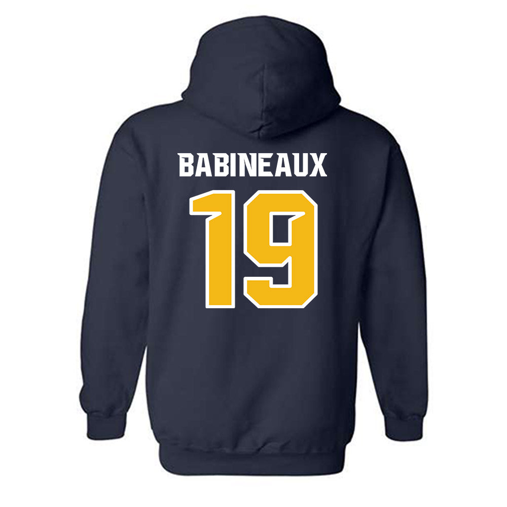 Northern Arizona - NCAA Football : Cam Babineaux - Kiss My Axe V3 Classic Shersey Hooded Sweatshirt-1
