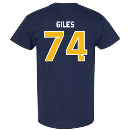 Northern Arizona - NCAA Football : Jefferson Giles - Kiss My Axe V3 Classic Shersey T-Shirt-1