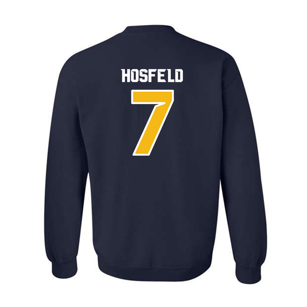 Northern Arizona - NCAA Women's Volleyball : Ella Hosfeld - Kiss My Axe V3 Classic Shersey Crewneck Sweatshirt-1