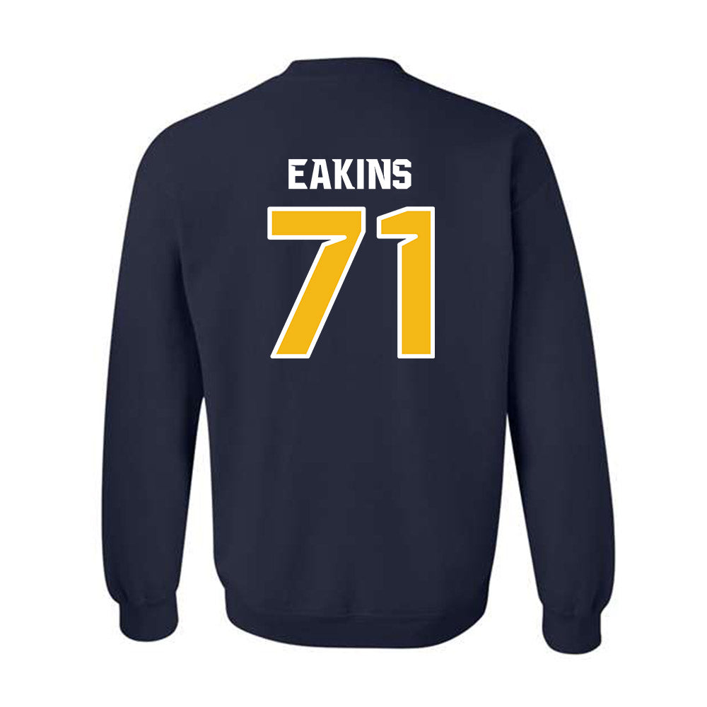 Northern Arizona - NCAA Football : Steven Eakins - Kiss My Axe V3 Classic Shersey Crewneck Sweatshirt-1