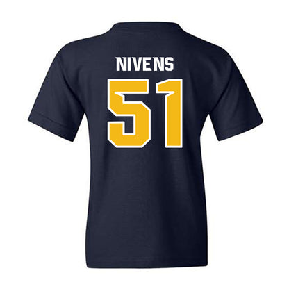 Northern Arizona - NCAA Football : Bobby Nivens - Kiss My Axe V3 Classic Shersey Youth T-Shirt-1