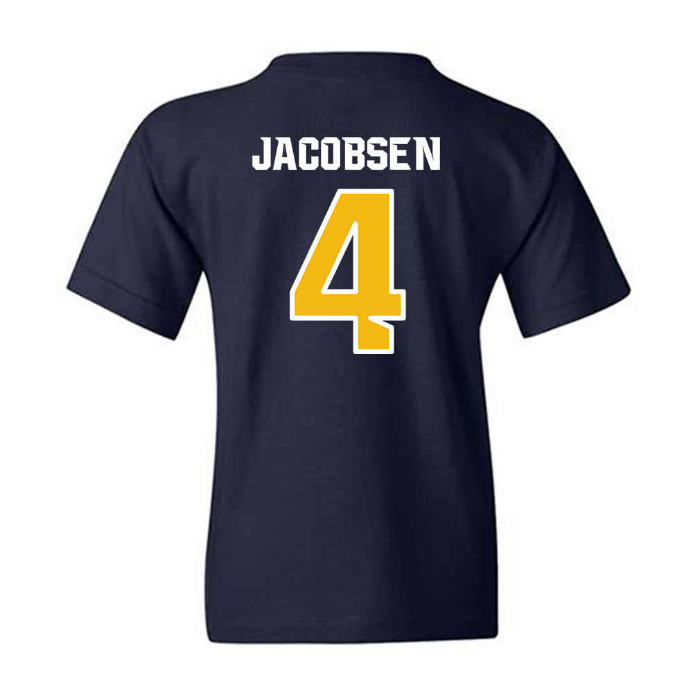 Northern Arizona - NCAA Women's Volleyball : Taylor Jacobsen - Kiss My Axe V3 Classic Shersey Youth T-Shirt-1