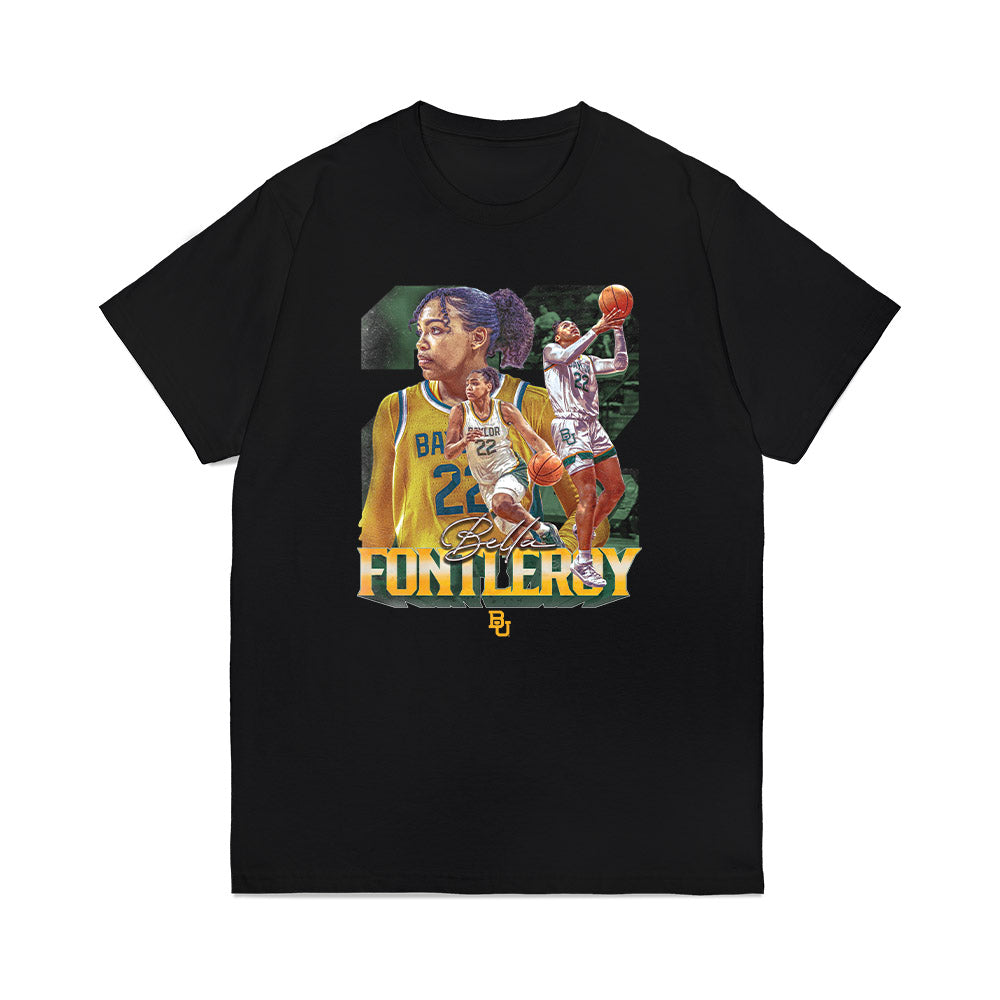 Baylor - NCAA Women's Basketball : Bella Fontleroy - Premium T-Shirt-0