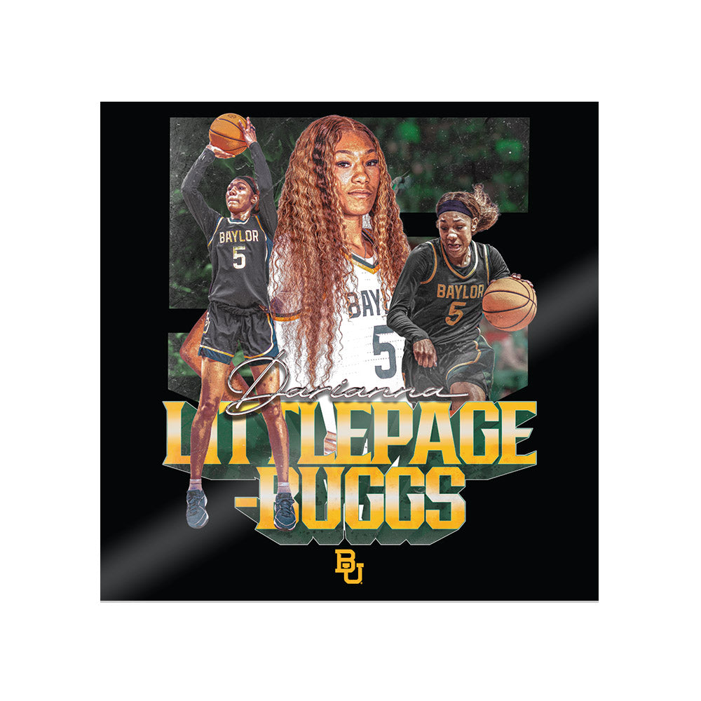 Baylor - NCAA Women's Basketball : Darianna Littlepage-Buggs - Sticker-0