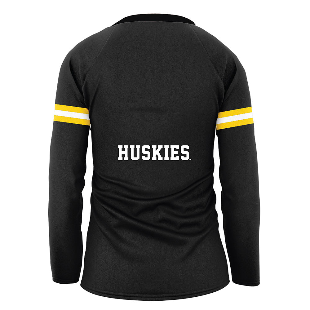 Michigan Tech - NCAA Women's Volleyball : Madelyn Torola - Black Volleyball Jersey-1
