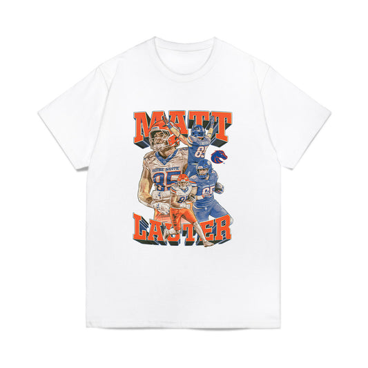 Boise State - NCAA Football : Matt Lauter - Caricature Comfort Colors T-Shirt-0