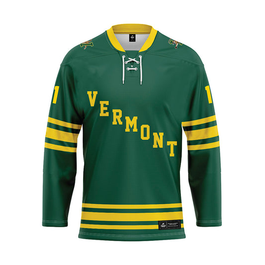 UVM - NCAA Men's Ice Hockey : Zach Filak - Hockey Jersey-0