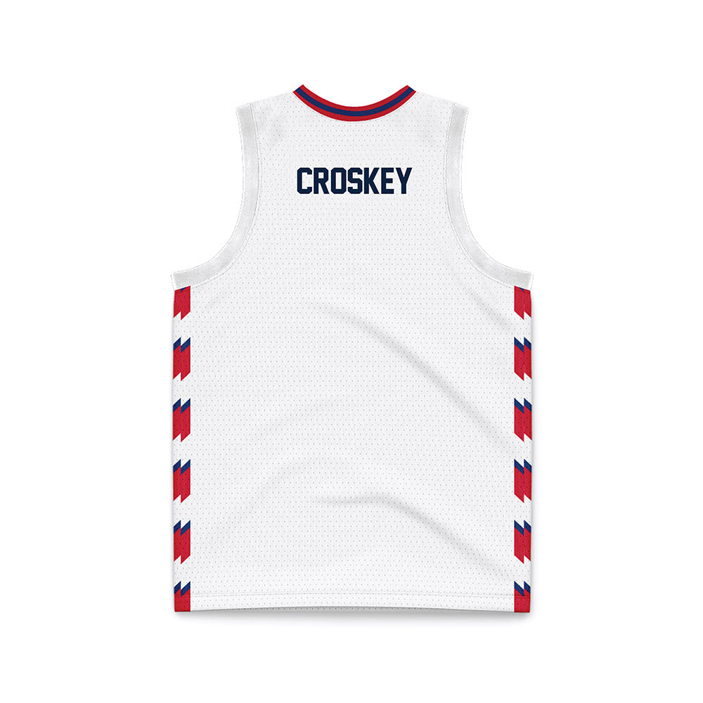 Francis Marion - NCAA Women's Basketball : Kiara Croskey - White Basketball Jersey-1