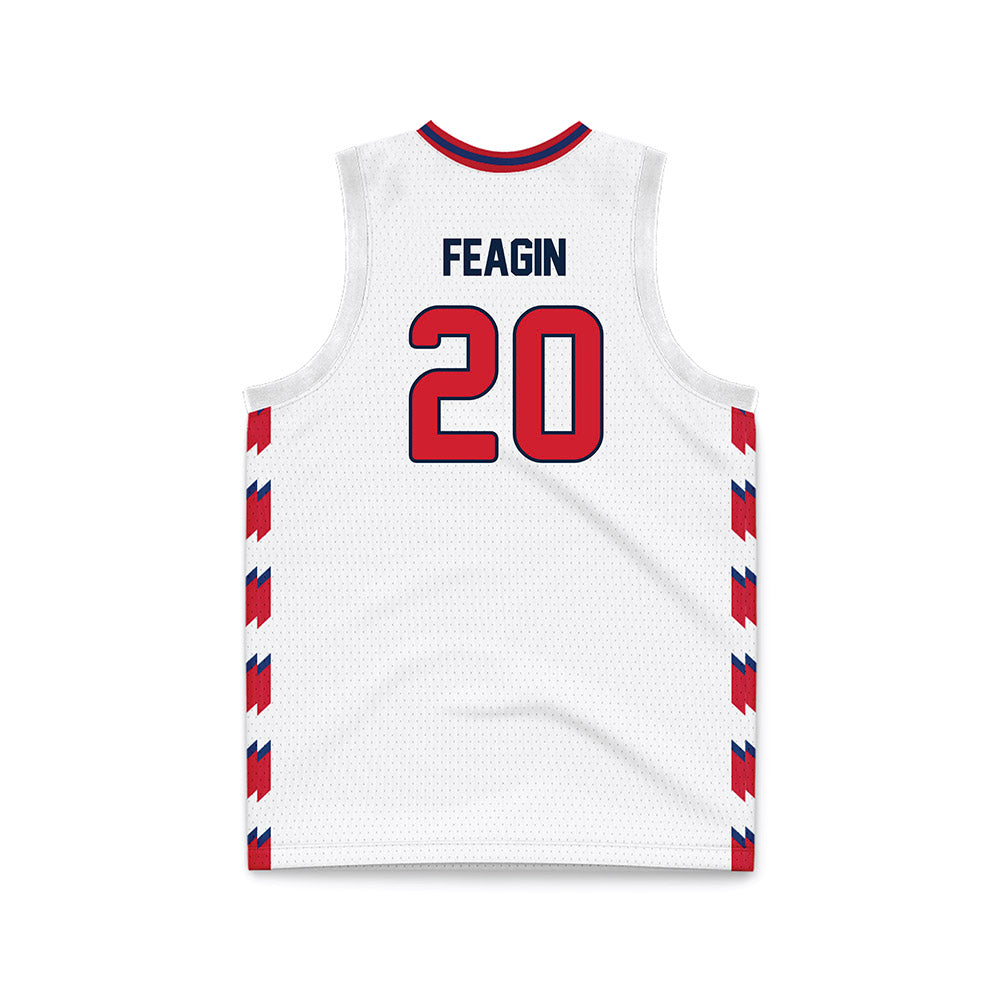 Francis Marion - NCAA Women's Basketball : Mackenzie Feagin - White Basketball Jersey-1