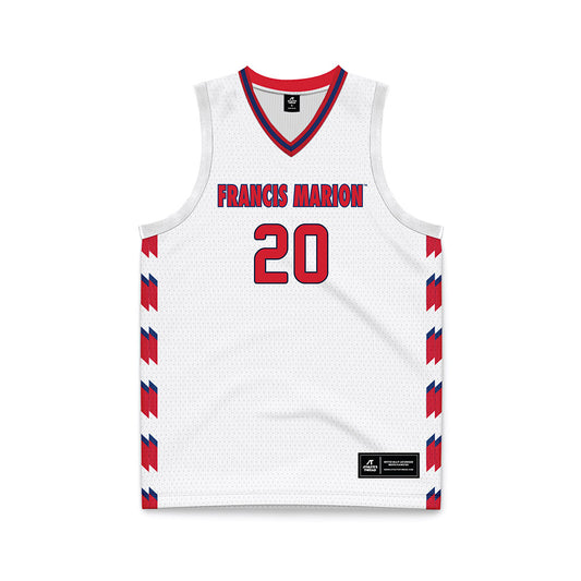 Francis Marion - NCAA Women's Basketball : Mackenzie Feagin - White Basketball Jersey-0