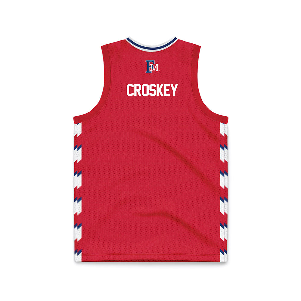 Francis Marion - NCAA Women's Basketball : Kiara Croskey - Red Basketball Jersey-1