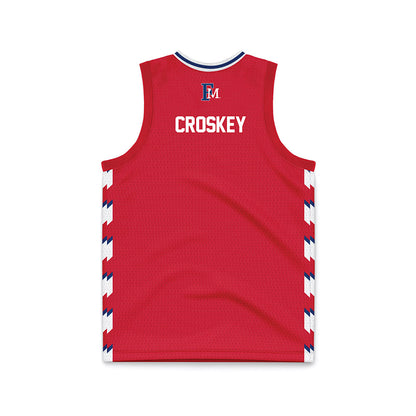 Francis Marion - NCAA Women's Basketball : Kiara Croskey - Red Basketball Jersey-1