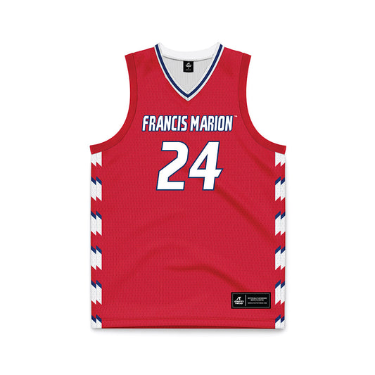 Francis Marion - NCAA Women's Basketball : Bentlee Chockley - Red Basketball Jersey-0