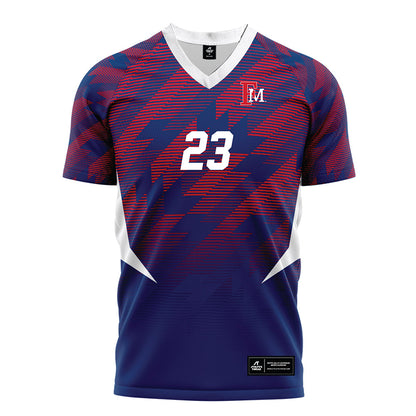 Francis Marion - NCAA Women's Soccer : Izzy Ashley - Blue Soccer Jersey-0