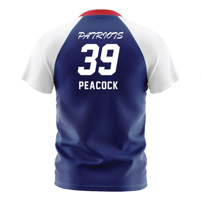 Francis Marion - NCAA Men's Soccer : Aedan Peacock - Blue Soccer Jersey-1