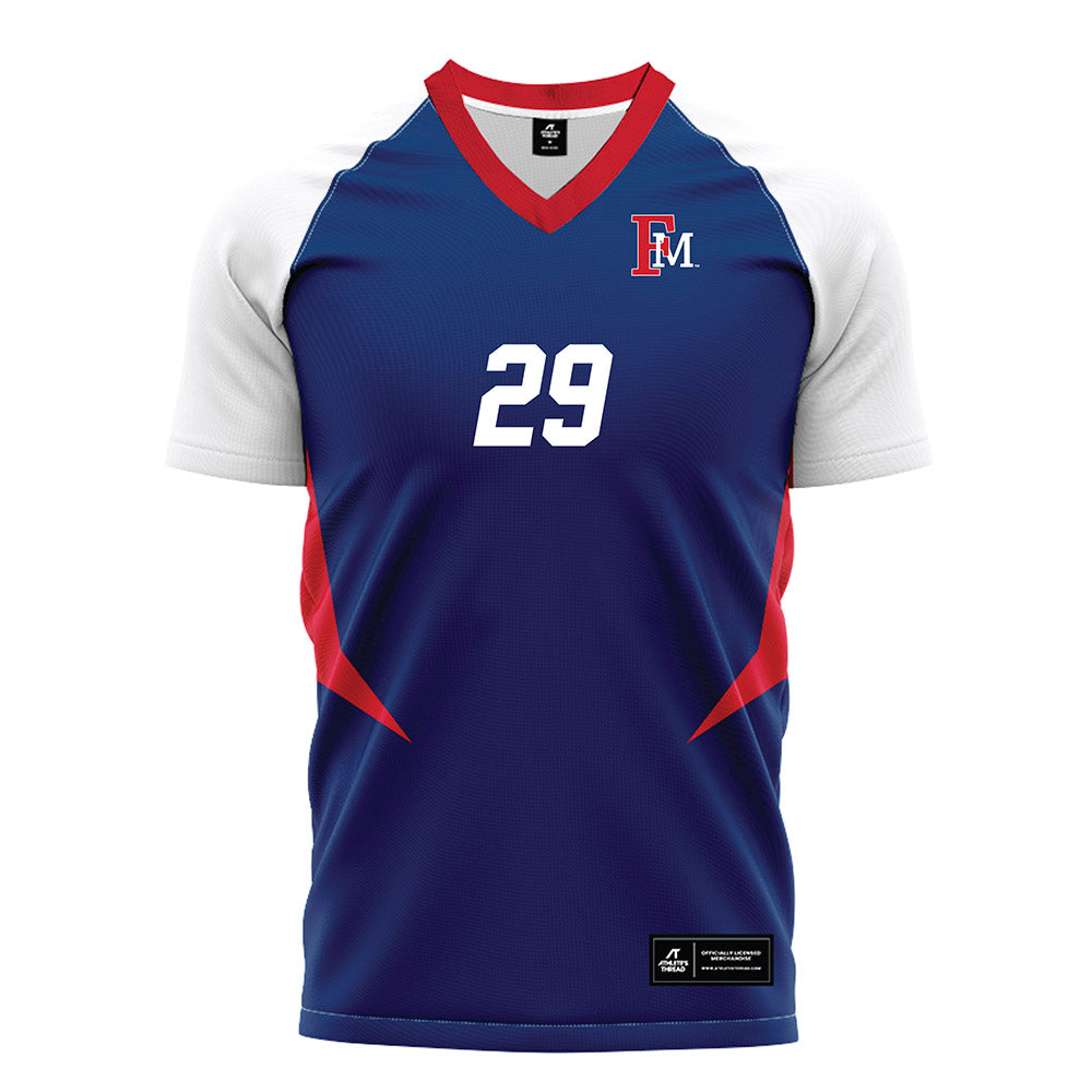 Francis Marion - NCAA Men's Soccer : Sebastian Trujillo - Blue Soccer Jersey-0