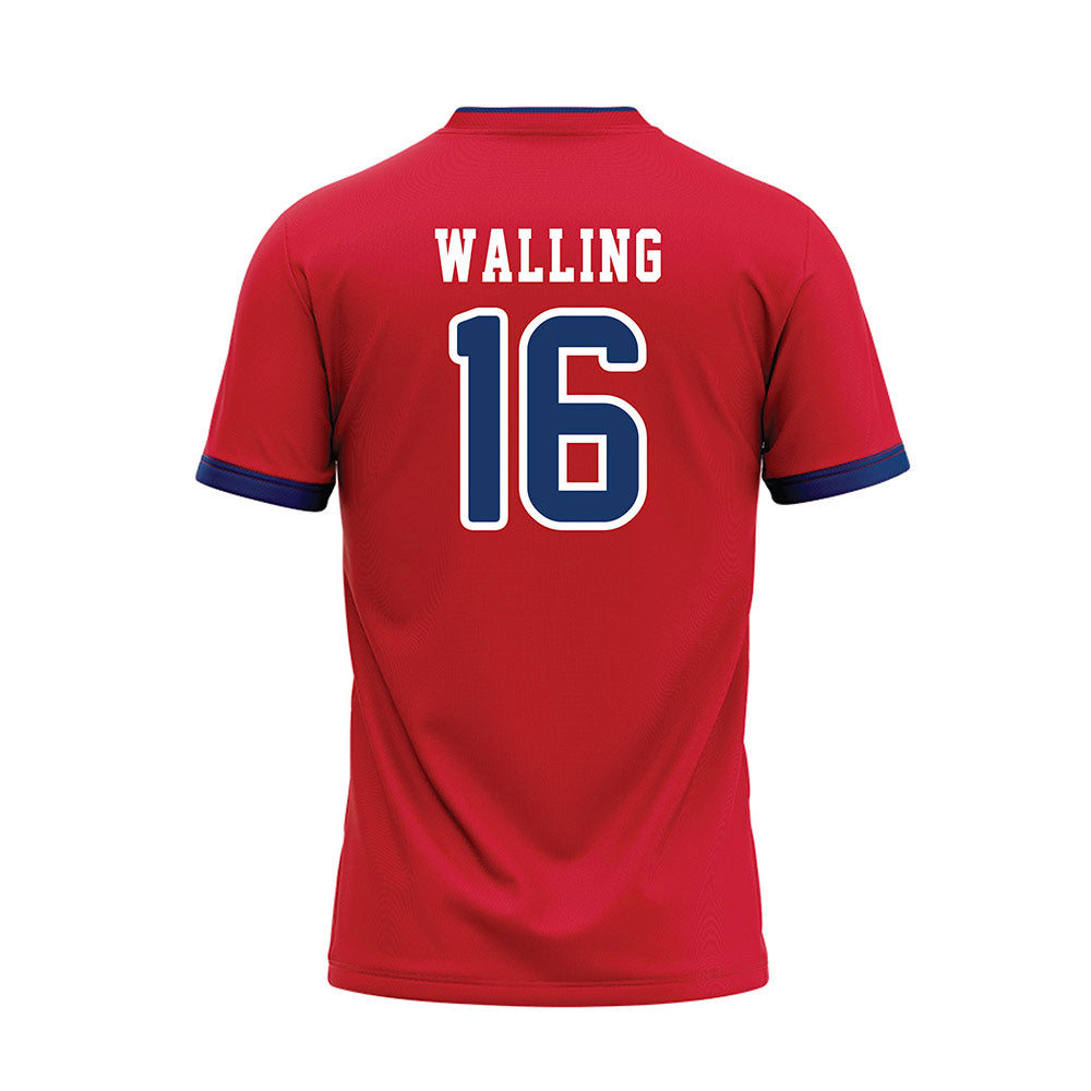 Francis Marion - NCAA Softball : Jenna Walling - Red Baseball Jersey-1