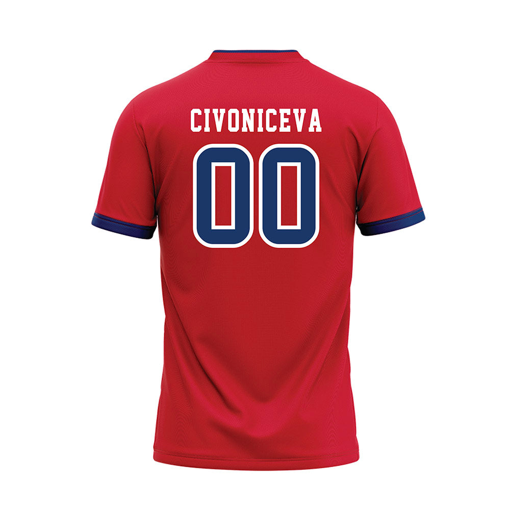Francis Marion - NCAA Softball : Tallulah Civoniceva - Red Baseball Jersey-1