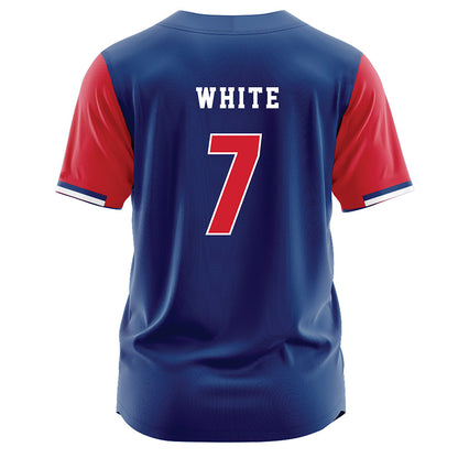 Francis Marion - NCAA Softball : Madalyn White - Blue Jersey-1