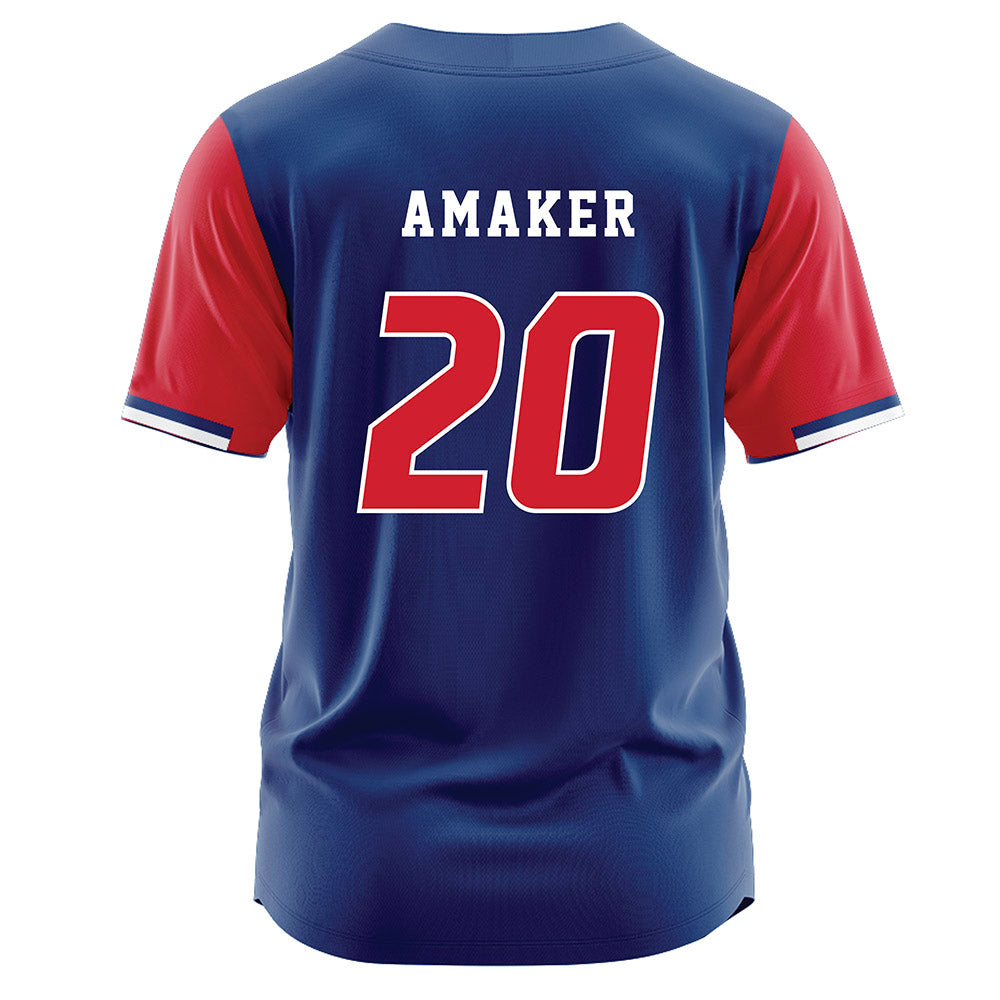 Francis Marion - NCAA Softball : Lainey Amaker - Blue Jersey-1