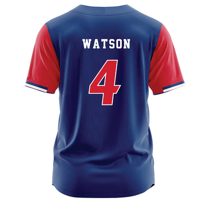 Francis Marion - NCAA Softball : Reese Watson - Blue Jersey-1