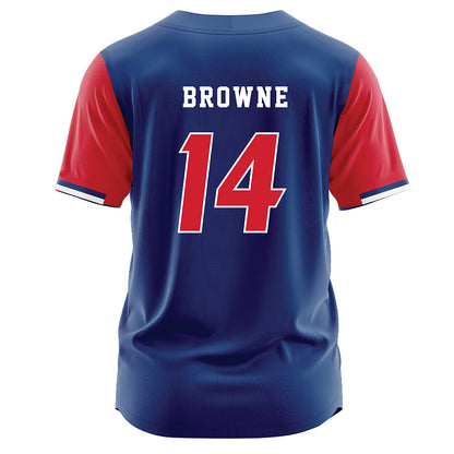Francis Marion - NCAA Softball : Neilah Browne - Blue Jersey-1