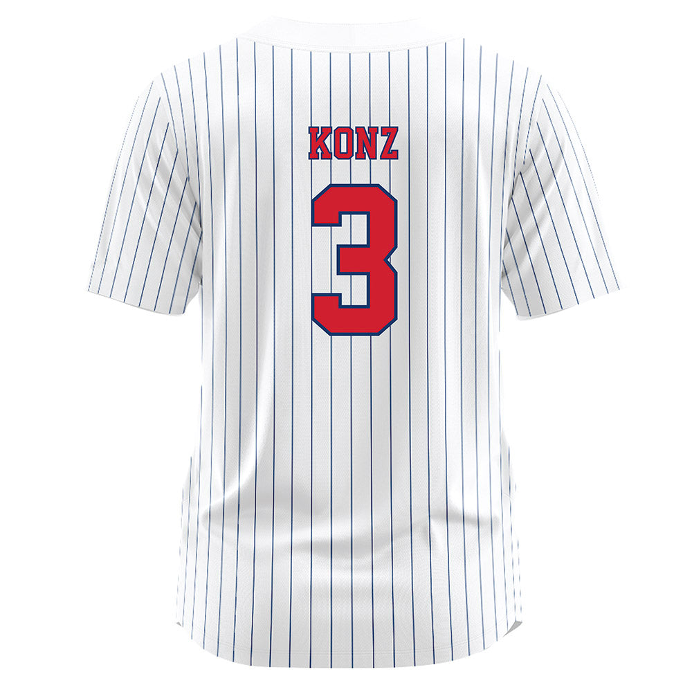 Francis Marion - NCAA Softball : Emily Konz - White Jersey-1