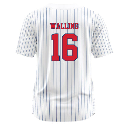 Francis Marion - NCAA Softball : Jenna Walling - White Jersey-1