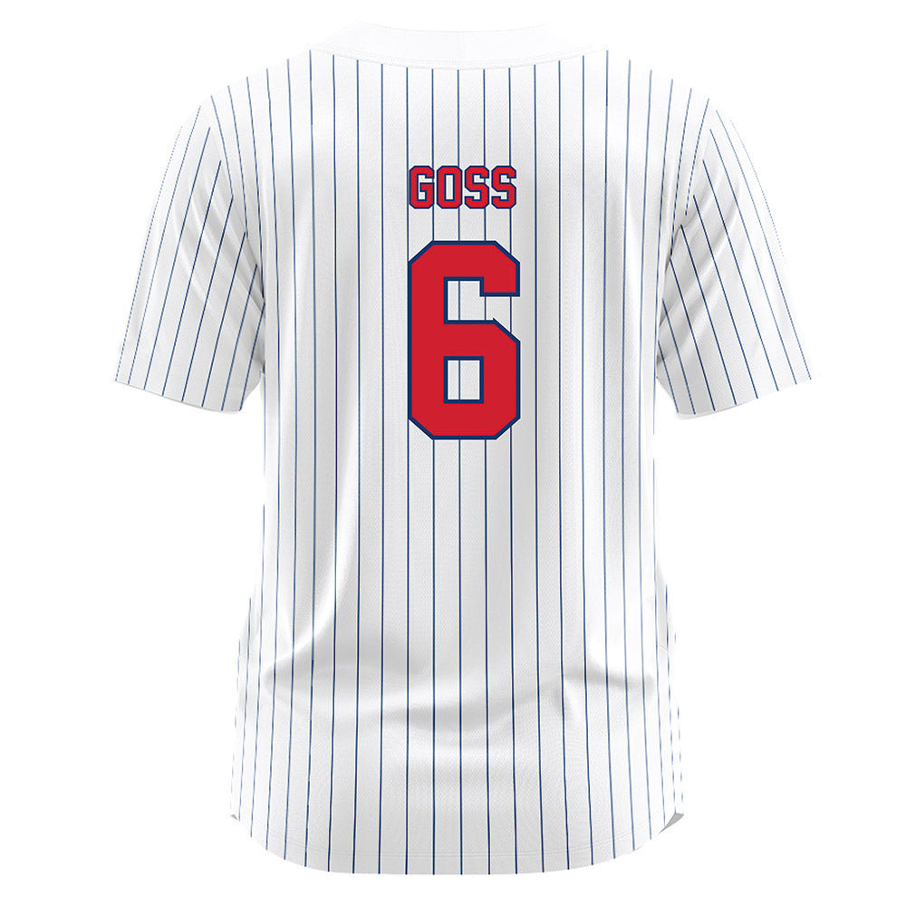 Francis Marion - NCAA Softball : Mikaela Goss - White Jersey-1