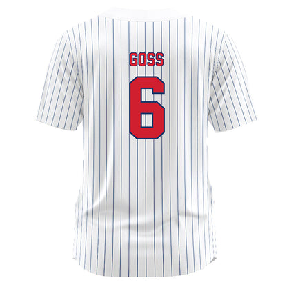 Francis Marion - NCAA Softball : Mikaela Goss - White Jersey-1
