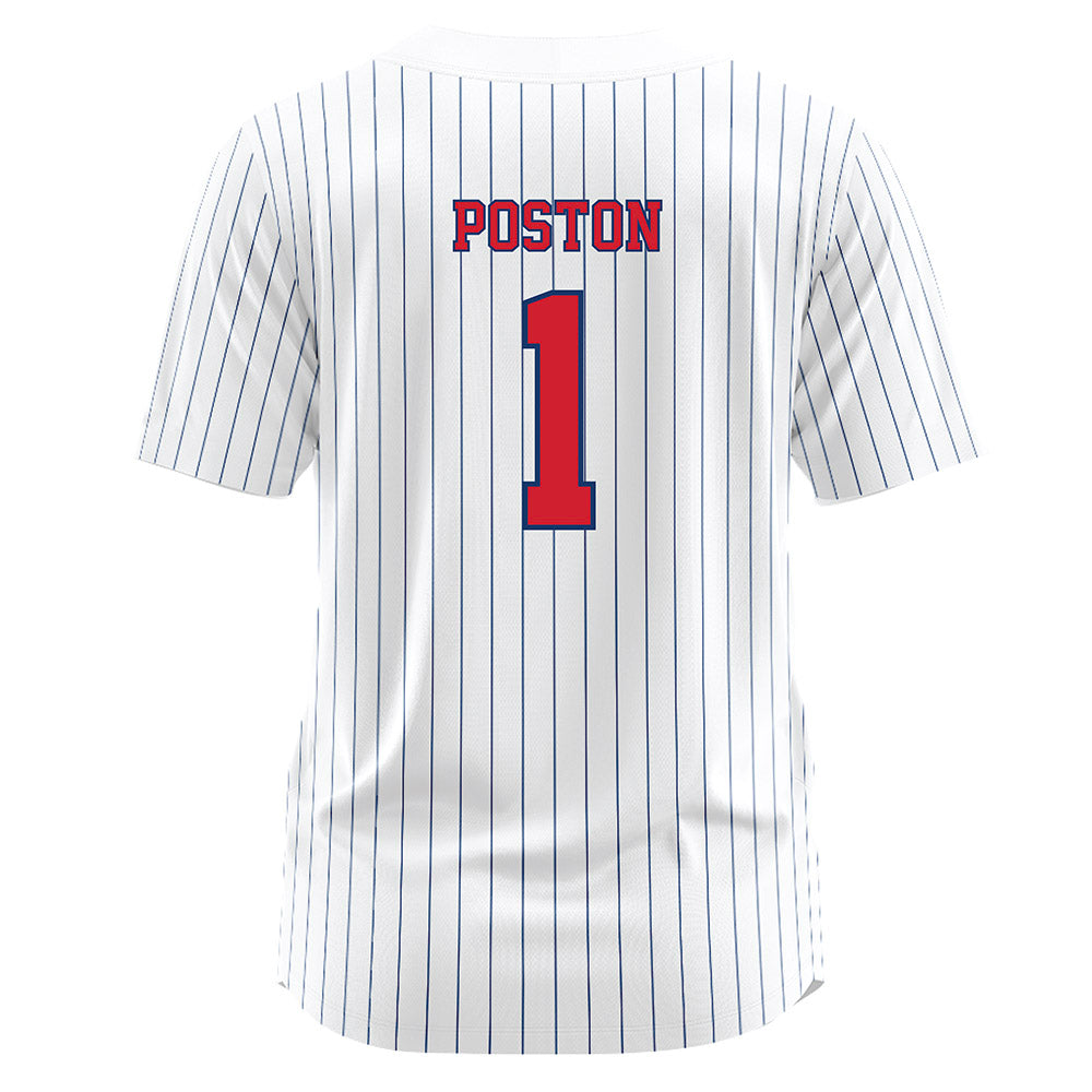 Francis Marion - NCAA Softball : Alyssa Poston - White Jersey-1
