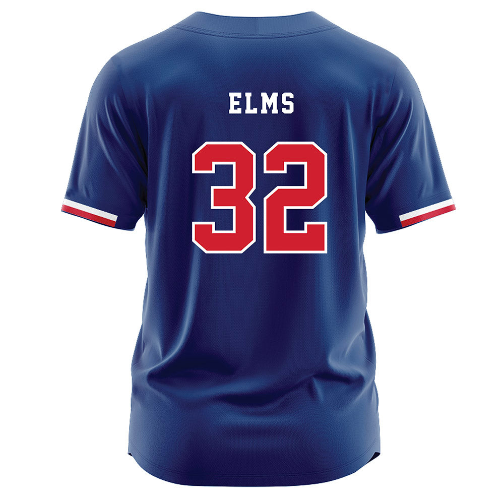 Francis Marion - NCAA Baseball : Braxton Elms - Blue Jersey-1