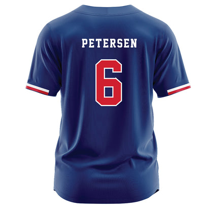 Francis Marion - NCAA Baseball : Rayth Petersen - Blue Jersey-1