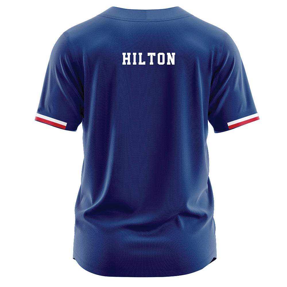Francis Marion - NCAA Baseball : Trevor Hilton - Blue Jersey-1