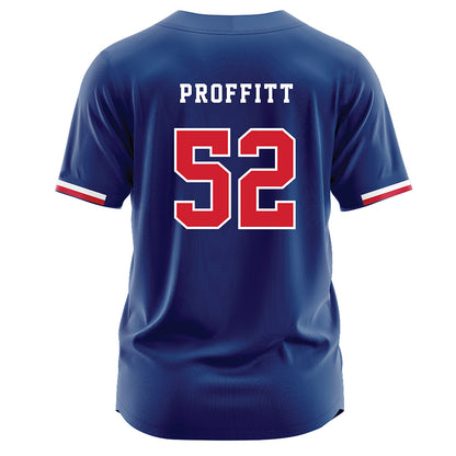 Francis Marion - NCAA Baseball : Myles Proffitt - Blue Jersey-1