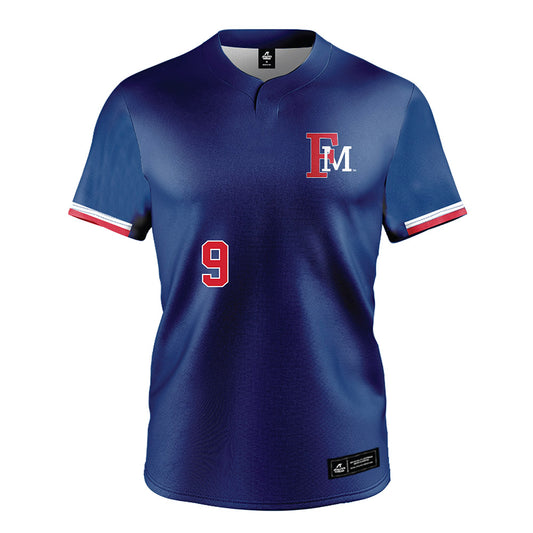 Francis Marion - NCAA Baseball : Charlie Bussey III - Blue Jersey-0