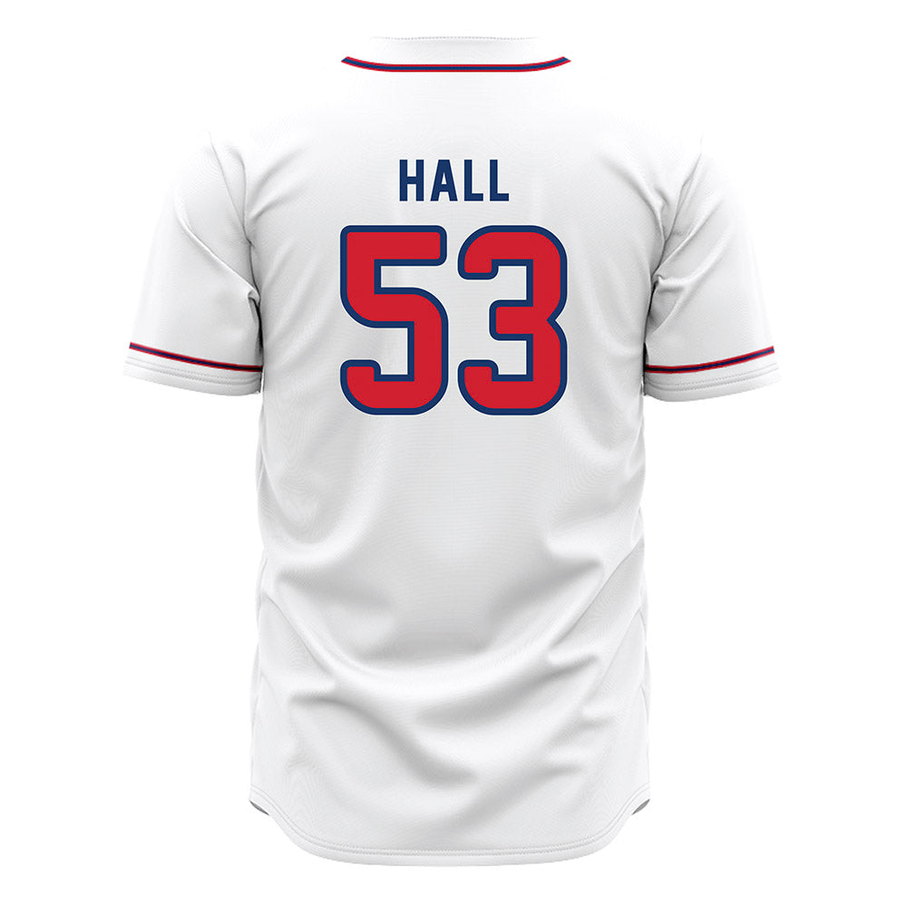 Francis Marion - NCAA Baseball : Tyson Hall - White Jersey-1