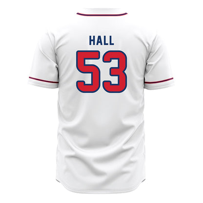 Francis Marion - NCAA Baseball : Tyson Hall - White Jersey-1