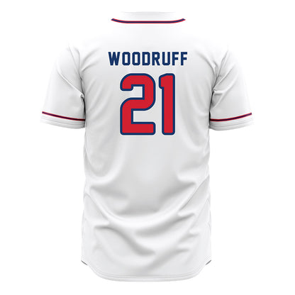 Francis Marion - NCAA Baseball : Daemon Woodruff - White Jersey-1