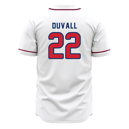 Francis Marion - NCAA Baseball : Sam Duvall - White Jersey-1