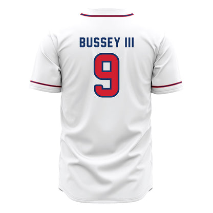Francis Marion - NCAA Baseball : Charlie Bussey III - White Jersey-1