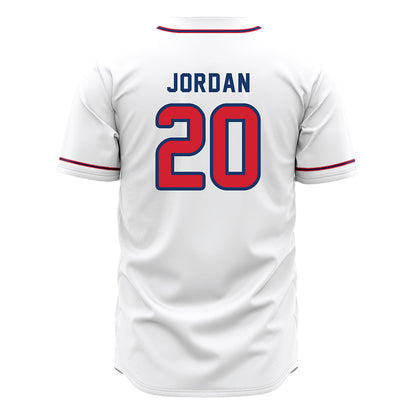 Francis Marion - NCAA Baseball : Robbie Jordan - White Jersey-1