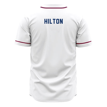 Francis Marion - NCAA Baseball : Trevor Hilton - White Jersey-1