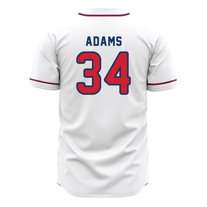Francis Marion - NCAA Baseball : Josh Adams - White Jersey-1