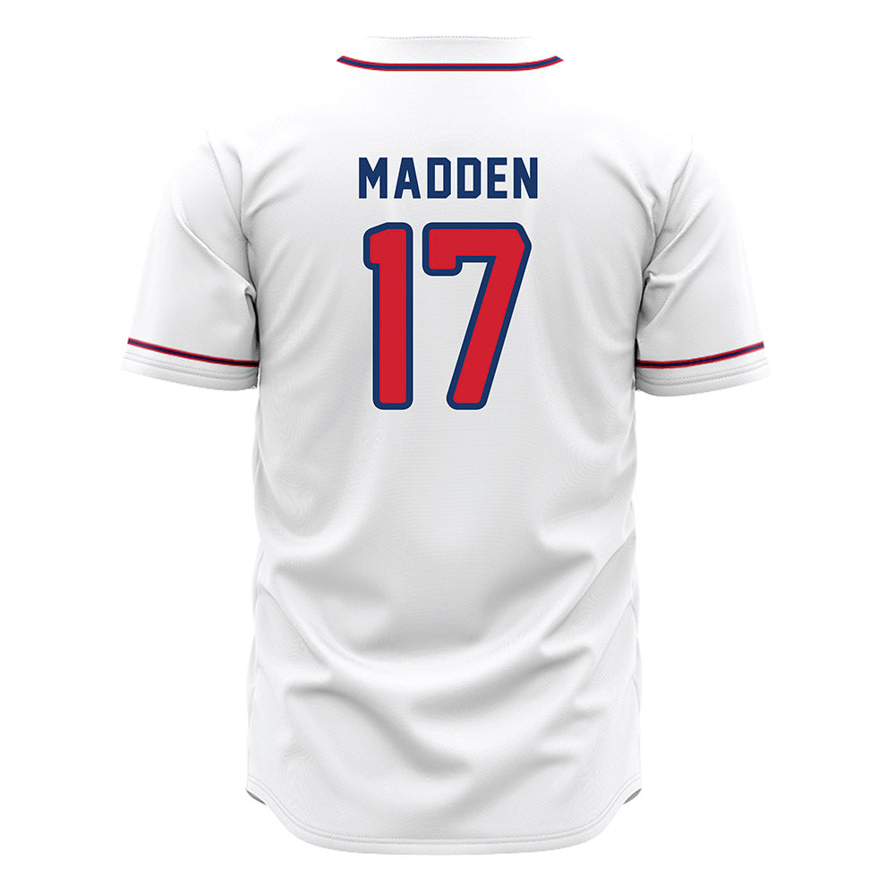 Francis Marion - NCAA Baseball : Jackson Madden - White Jersey-1