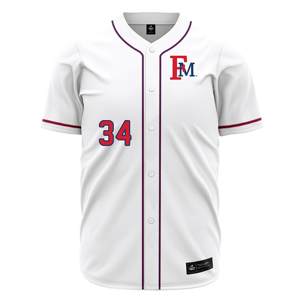 Francis Marion - NCAA Baseball : Josh Adams - White Jersey-0