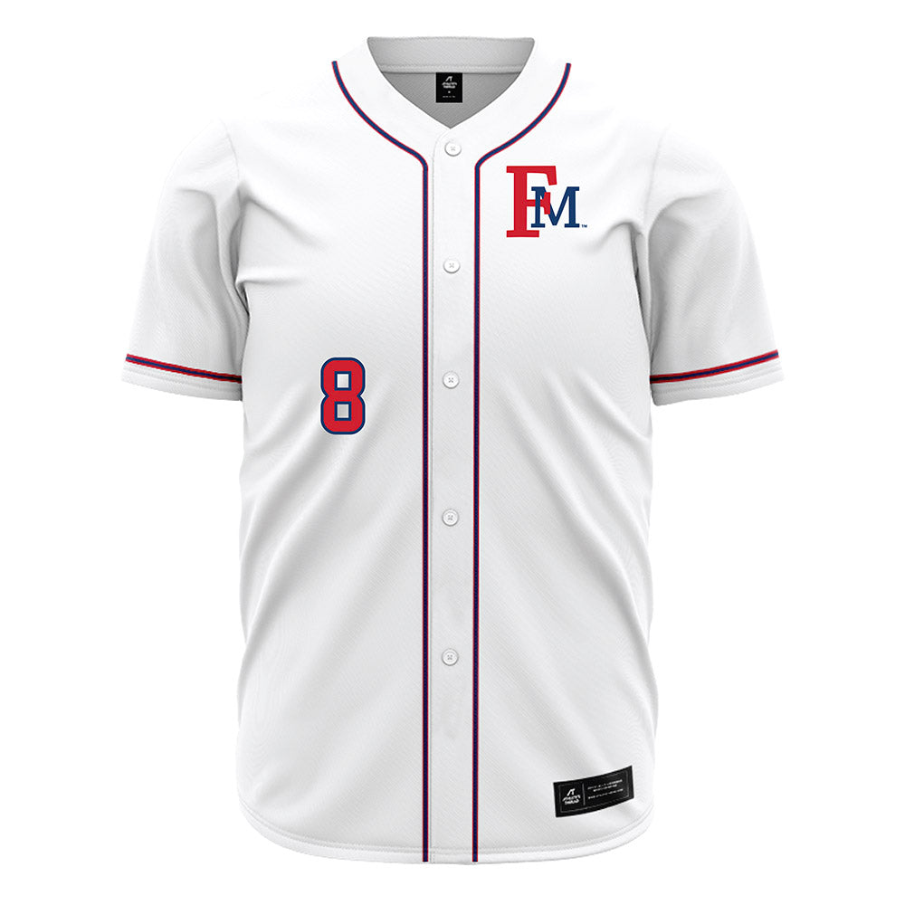 Francis Marion - NCAA Baseball : Adrian Nina - White Jersey-0