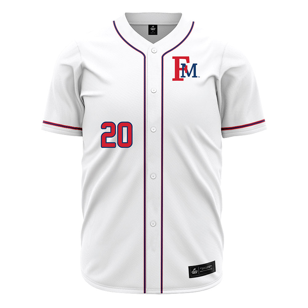 Francis Marion - NCAA Baseball : Robbie Jordan - White Jersey-0