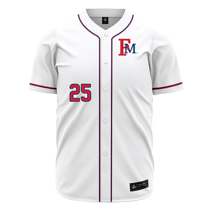 Francis Marion - NCAA Baseball : Daniel Leo - White Jersey-0