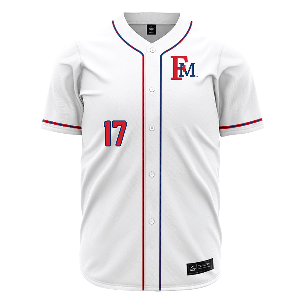 Francis Marion - NCAA Baseball : Jackson Madden - White Jersey-0